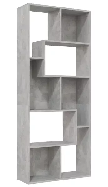 Otwarty regał na książki beton - Riro 723801