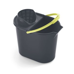 Owalne wiadro z wyciskaczem Mery – 12 ltr, Szary 726765 Owalne wiadro z wyciskaczem Mery – 12 ltr, Szary 726765