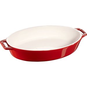 Owalny półmisek ceramiczny Staub – 2.3 ltr, Czerwony 680199 Owalny półmisek ceramiczny Staub – 2.3 ltr, Czerwony 680199