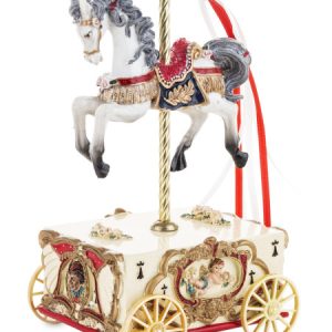 Ozdoba świąteczna Konik z pozytywką, 18x5x10x8 cm 812577 Ozdoba świąteczna Konik z pozytywką, 18x5x10x8 cm 812577