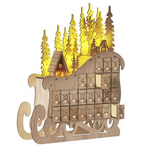 Ozdoba świąteczna LED kalendarz adwentowy 823411 Ozdoba świąteczna LED kalendarz adwentowy 823411