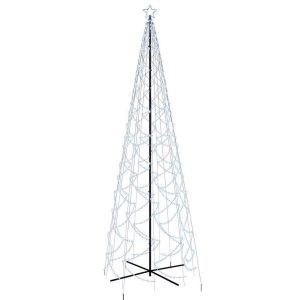 Ozdoba w kształcie choinki Biały 500 x 160 cm vidaXL 379217 Ozdoba w kształcie choinki Biały 500 x 160 cm vidaXL 379217