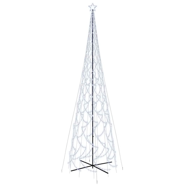 Ozdoba w kształcie choinki Biały 800 x 230 cm vidaXL 379189