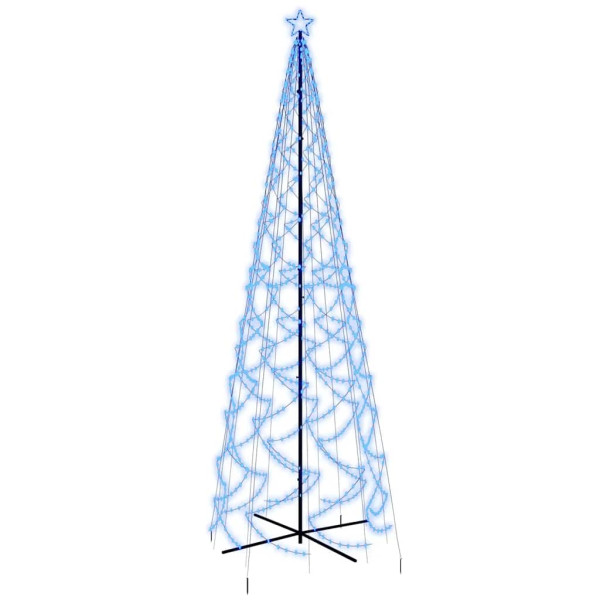 Ozdoba w kształcie choinki Niebieski 500 x 160 cm vidaXL 379269