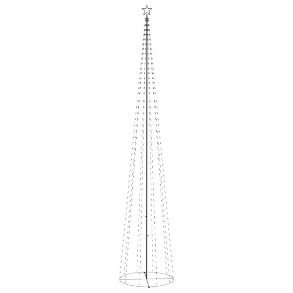 Ozdoba w kształcie choinki Niebieski 500 x 160 cm vidaXL 375276