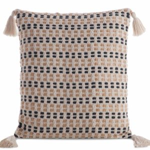 Ozdobna poszewka na poduszkę 45×45 cm BOHO frędzle chwosty 410645 Ozdobna poszewka na poduszkę 45×45 cm BOHO frędzle chwosty 410645