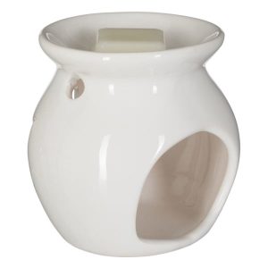 Ozdobny biały kominek + wosk zapachowy, 30 g 83293 Ozdobny biały kominek + wosk zapachowy, 30 g 83293