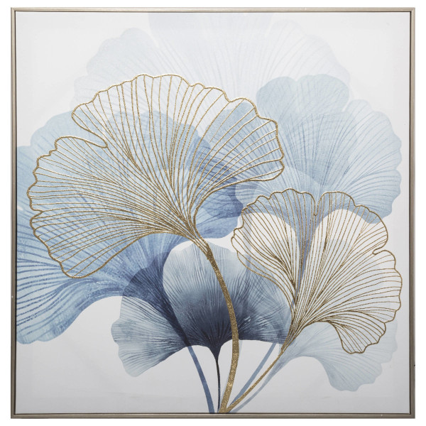 Ozdobny print w ramie GINKGO 62 x 62 cm 176325