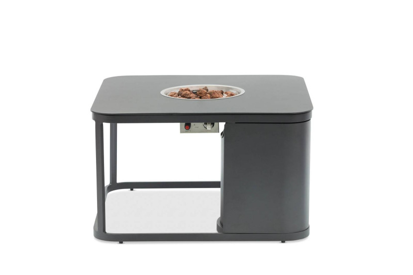 Palenisko gazowe kwadratowe FOGO 85x85 Marroni Grills antracytowe 1048506