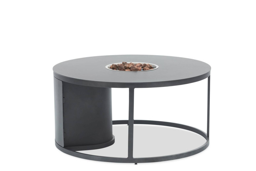 Palenisko gazowe okrągłe FOGO 100x100 Marroni Grills antracytowe 1048503