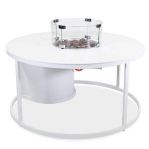 Palenisko gazowe okrągłe FOGO 100×100 Marroni Grills białe 1048507 Palenisko gazowe okrągłe FOGO 100×100 Marroni Grills białe 1048507