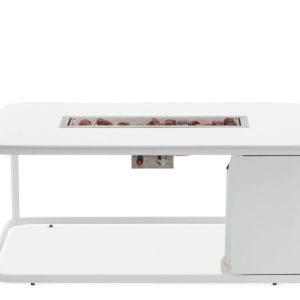 Palenisko gazowe prostokątne FOGO 121×85 Marroni Grills białe 1048504