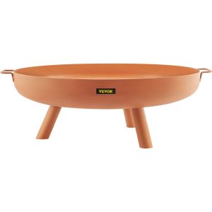 Palenisko ogrodowe 77 cm do ogniska grilla kociołka stalowe brązowe 941758