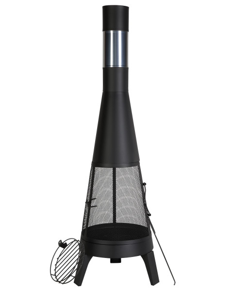 Palenisko ogrodowe kominek ogrodowy piecyk tarasowy piec 150 cm 1048056