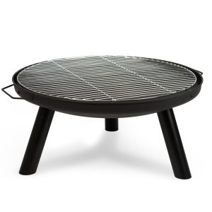 Palenisko ogrodowe z rusztem uchwytami na ognisko grill 60cm Berdsen 566316