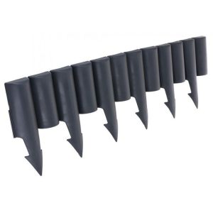 Palisada ogrodowa 250 cm Vilde plastikowa szara border obrzeże płotek 1067020 Palisada ogrodowa 250 cm Vilde plastikowa szara border obrzeże płotek 1067020