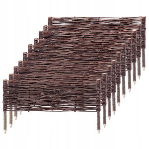 Palisada Wiklinowa Płotek 60x30cm Obrzeże 10szt 375673
