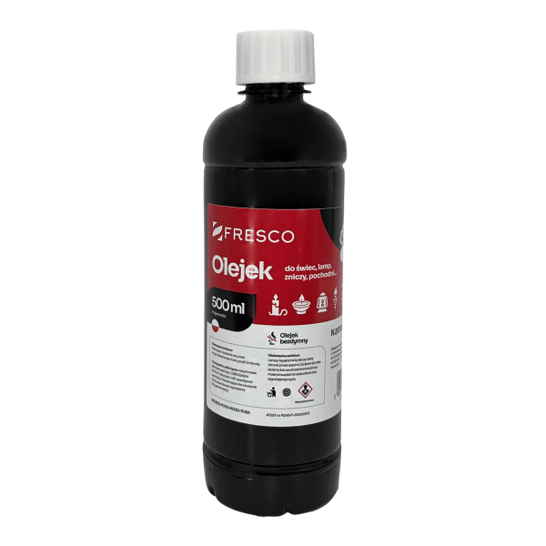 Paliwo olej do lamp, pochodni, świec i zniczy truskawka 0.5l 939958
