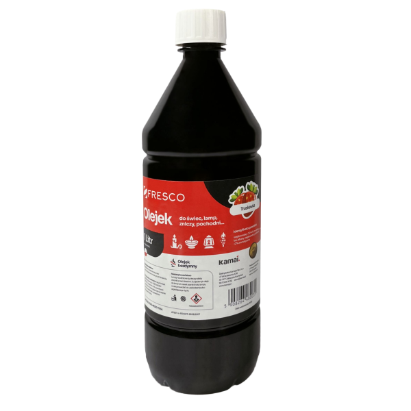 Paliwo olej do lamp, pochodni, świec i zniczy truskawka 1l 939957
