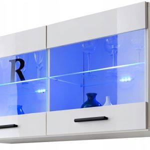Pan Igiełka Witryna Wisząca LED Czarny Biały Dąb Wotan Loft Kompaktowa 341798 Pan Igiełka Witryna Wisząca LED Czarny Biały Dąb Wotan Loft Kompaktowa 341798