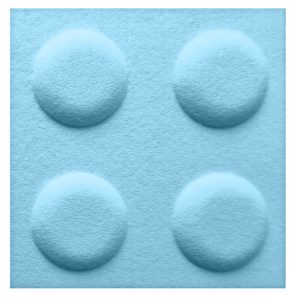 Panel filcowy klocek 30 x 30 błękitny 687549 Panel filcowy klocek 30 x 30 błękitny 687549