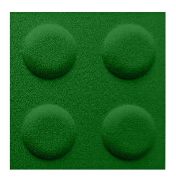 Panel filcowy klocek 30 x 30 ciemny zielony 687479