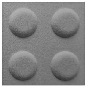Panel filcowy klocek 30 x 30 szary 687512