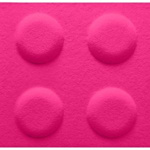 Panel filcowy klocek 60 x30 różowy 687473