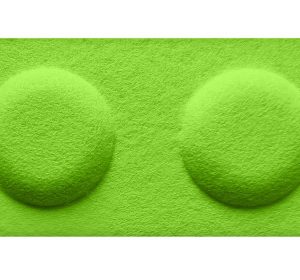 Panel filcowy klocek 60×15 zielony 687485