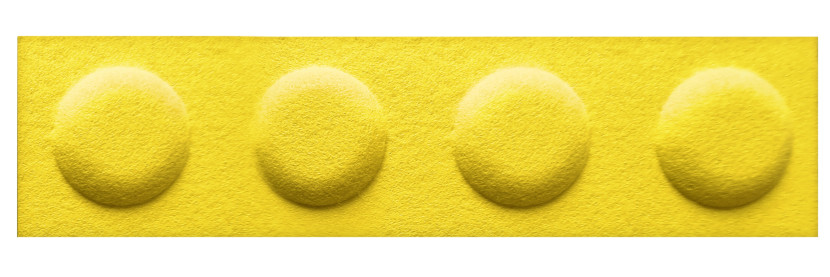 Panel filcowy klocek 60x15 żółty 687520