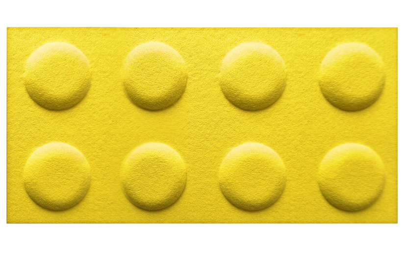 Panel filcowy klocek 60x30 żółty 687565