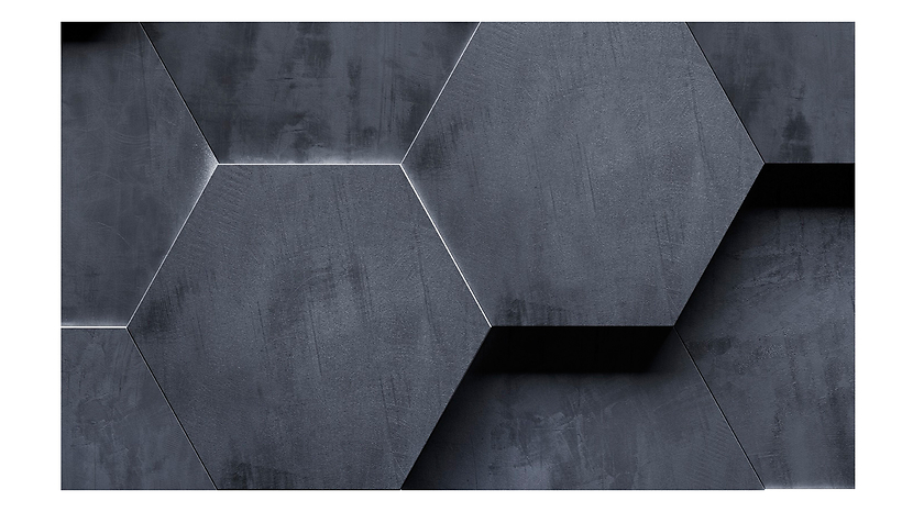 Panel MDF kuchenny na ścianę 599 x 358 mm HEXAGON 983088
