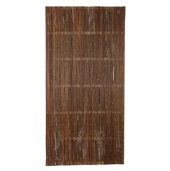Panel ogrodowy wierzbowy 180x90 cm Brązowy Osłona Tarasowa Dekoracja 656304