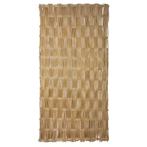 Panel ogrodowy wierzbowy pleciony 180x90cm Beżowy Osłona Dekoracja Trejaż 656308