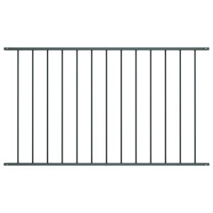 Panel ogrodzeniowy Antracyt 1.7 x 1.25 m Stal vidaXL 498962 Panel ogrodzeniowy Antracyt 1.7 x 1.25 m Stal vidaXL 498962