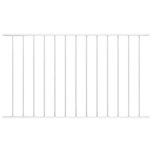Panel ogrodzeniowy Biały 1.7 x 0.75 m Stal vidaXL 498966 Panel ogrodzeniowy Biały 1.7 x 0.75 m Stal vidaXL 498966