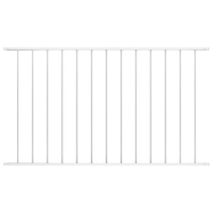 Panel ogrodzeniowy Biały 1.7 x 1.25 m Stal vidaXL 498963 Panel ogrodzeniowy Biały 1.7 x 1.25 m Stal vidaXL 498963