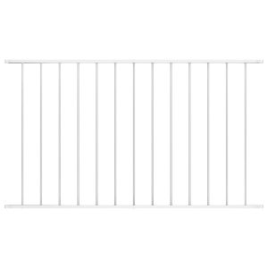 Panel ogrodzeniowy Biały 1.7 x 1 m Stal vidaXL 498967 Panel ogrodzeniowy Biały 1.7 x 1 m Stal vidaXL 498967