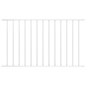 Panel Ogrodzeniowy Ogrodzenie Płot Malowana Proszkowo Stal 1,63×1 m Biały 870972 Panel Ogrodzeniowy Ogrodzenie Płot Malowana Proszkowo Stal 1,63×1 m Biały 870972