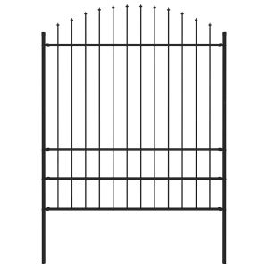 Panel Ogrodzeniowy Ogrodzenie Płot Stal 181×200 cm Czarny 870948 Panel Ogrodzeniowy Ogrodzenie Płot Stal 181×200 cm Czarny 870948
