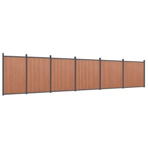 Panel Ogrodzeniowy Ogrodzenie Płot WPC 1045×186 cm Brązowy 874401 Panel Ogrodzeniowy Ogrodzenie Płot WPC 1045×186 cm Brązowy 874401