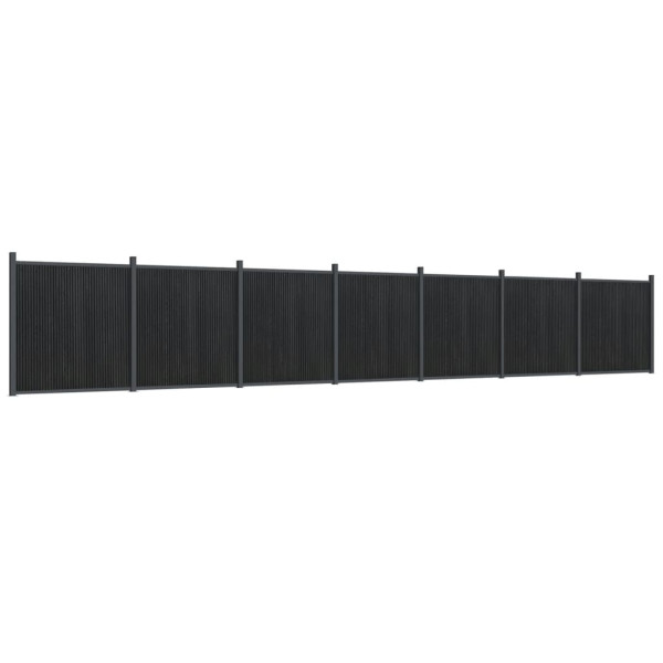 Panel Ogrodzeniowy Ogrodzenie Płot WPC 1218x186 cm Szary 874399