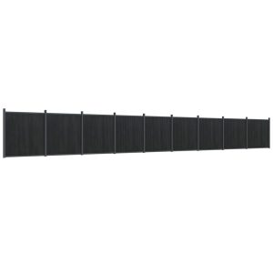 Panel Ogrodzeniowy Ogrodzenie Płot WPC 1564×186 cm Szary 874414 Panel Ogrodzeniowy Ogrodzenie Płot WPC 1564×186 cm Szary 874414