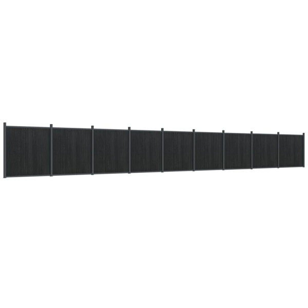Panel Ogrodzeniowy Ogrodzenie Płot WPC 1564x186 cm Szary 874414