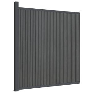 Panel Ogrodzeniowy Ogrodzenie Płot WPC 173×186 cm Szary 874428 Panel Ogrodzeniowy Ogrodzenie Płot WPC 173×186 cm Szary 874428