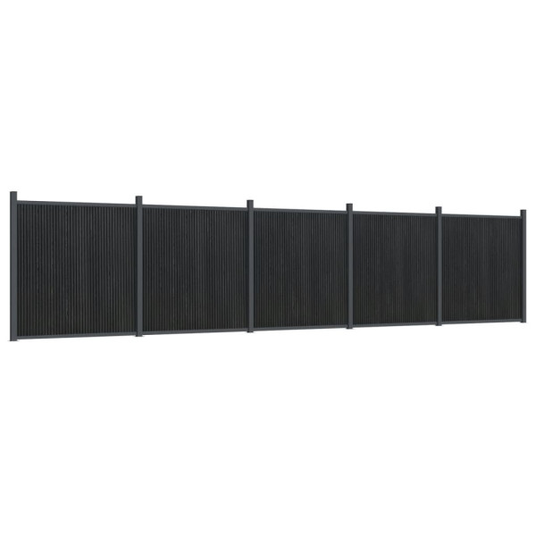 Panel Ogrodzeniowy Ogrodzenie Płot WPC 872x186 cm Szary 874376