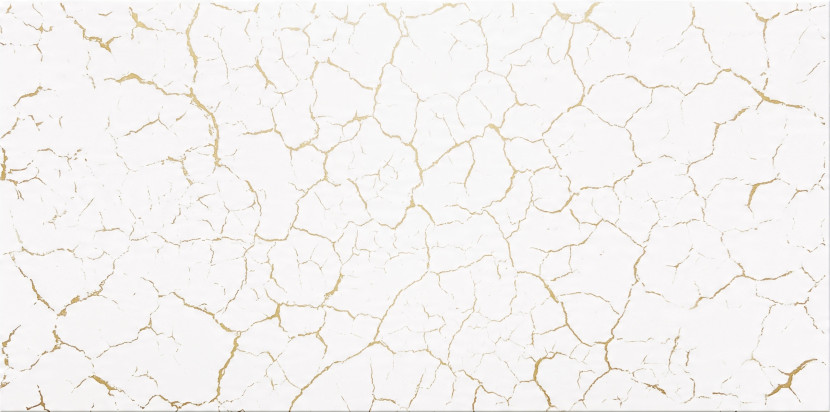 Panel Ścienny Biały Marmur Złoty Kasetony Sufitowe 0,5M2 100X50 Desert04Xl 713677