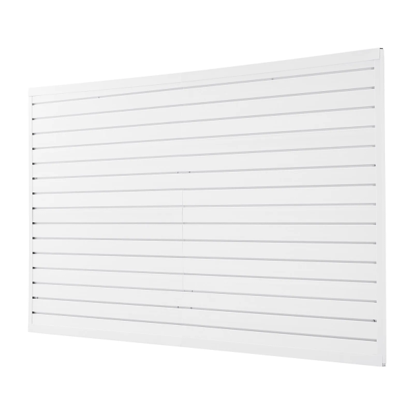 Panel ścienny PVC 240x122,5 cm z akcesoriami biały do garażu i ekspozycji 958637