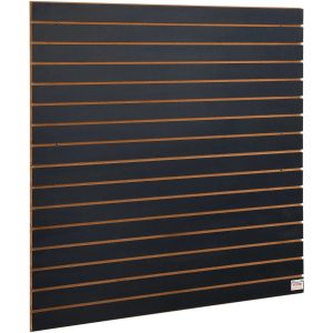 Panel slatwall 122×61 czarny 2 szt organizer garaż 958633 Panel slatwall 122×61 czarny 2 szt organizer garaż 958633