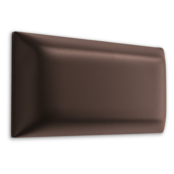 Panel Tapicerowany Eko Skóra Brązowy 60x20cm 181431